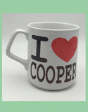 Tasse mit Cooper-Motiv